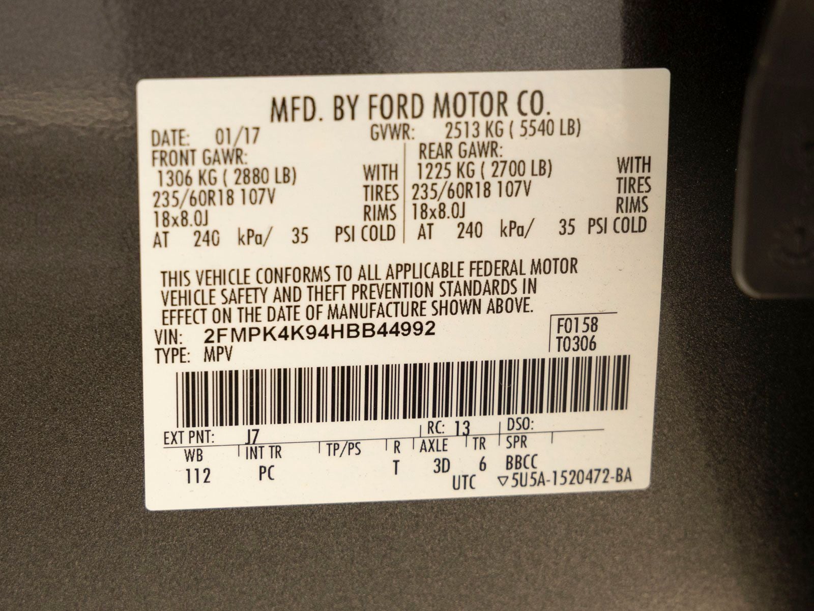 2017 Ford Edge Titanium