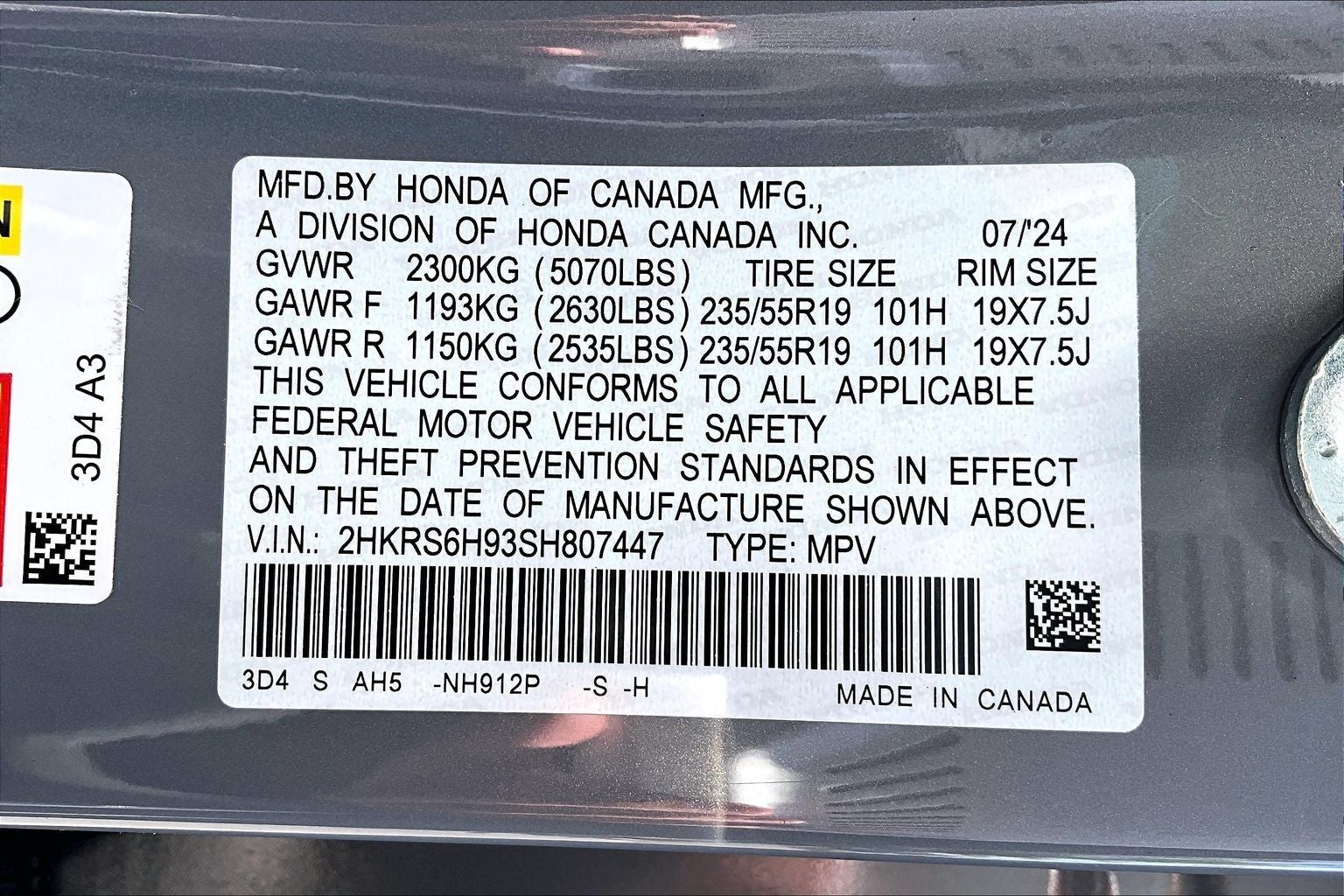 2025 Honda CR-V Hybrid Sport Touring