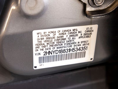 2001 Acura MDX Touring Navigation