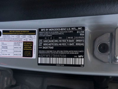 2026 Mercedes-Benz GLS GLS 580 4MATIC®