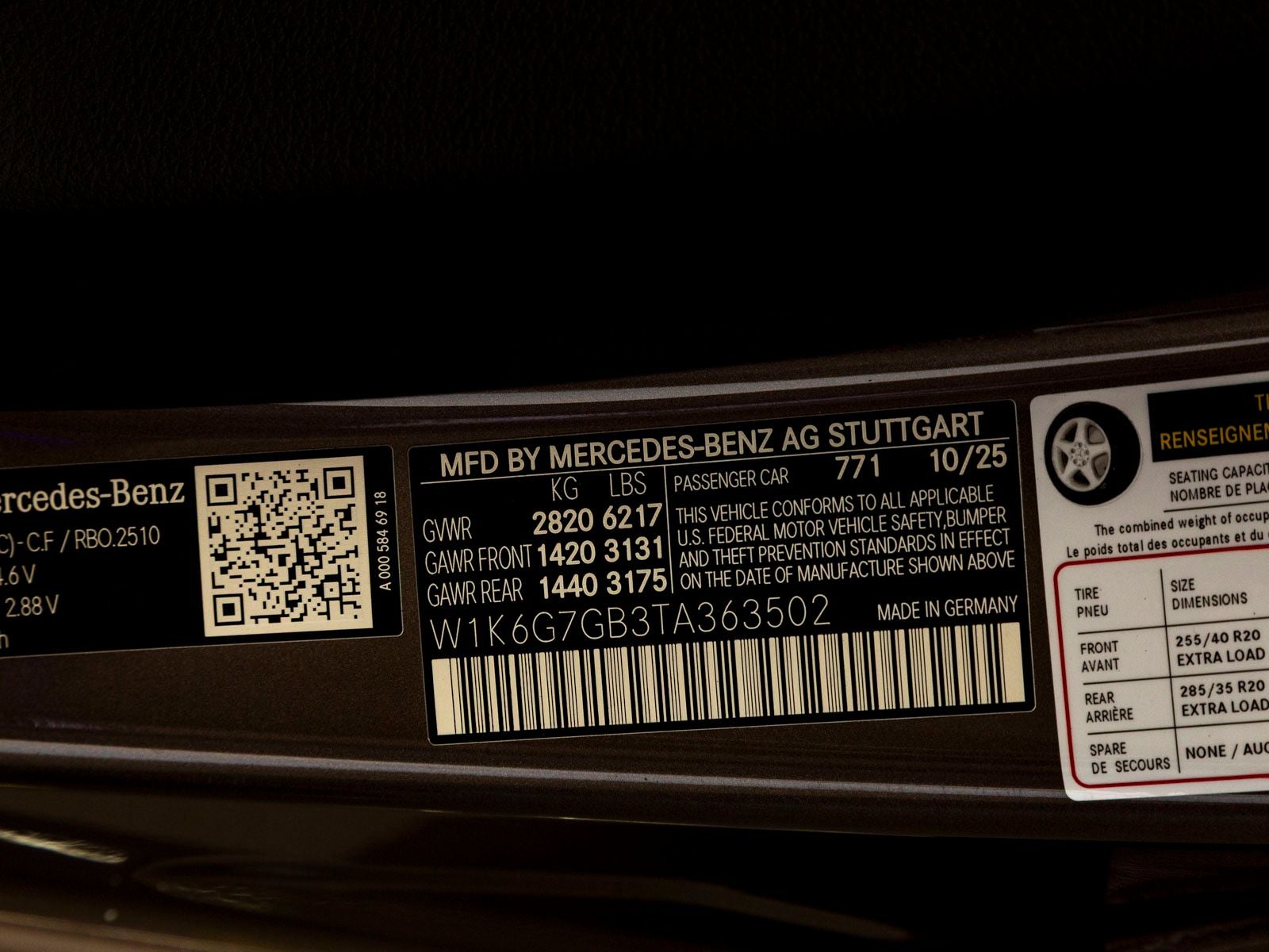 2026 Mercedes-Benz S-Class S 580 4MATIC®