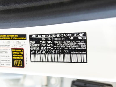 2024 Mercedes-Benz C-Class C 300