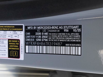 2026 Mercedes-Benz C-Class C 300 4MATIC®