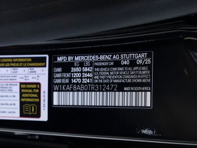 2026 Mercedes-Benz C-Class C 63 S AMG® 4MATIC®