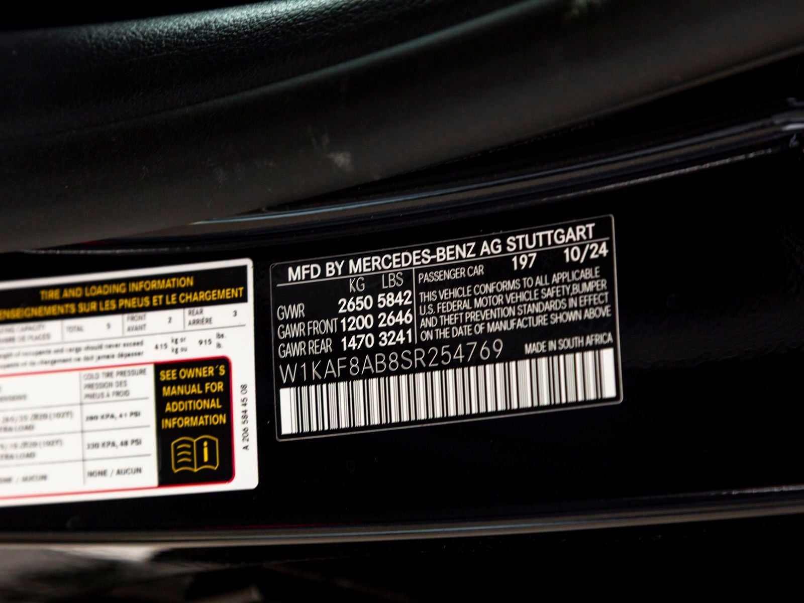 2025 Mercedes-Benz C-Class C 63 S AMG® 4MATIC®