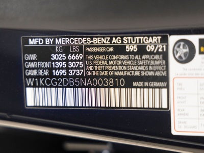 2022 Mercedes-Benz EQS 450 Base