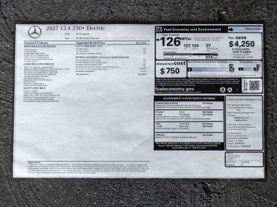 2027 Mercedes-Benz CLA CLA 250+