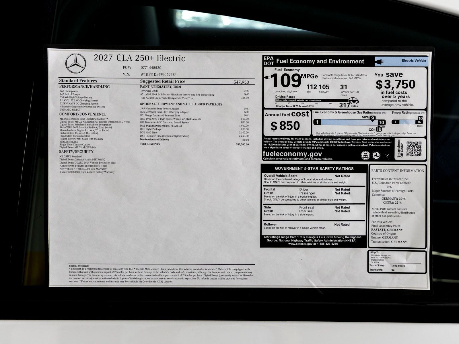 2027 Mercedes-Benz CLA CLA 250+