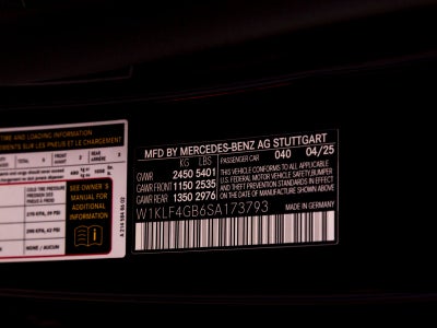 2025 Mercedes-Benz E-Class E 350