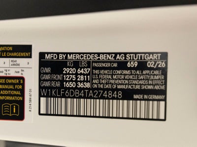2026 Mercedes-Benz E-Class E 53 AMG® 4MATIC®