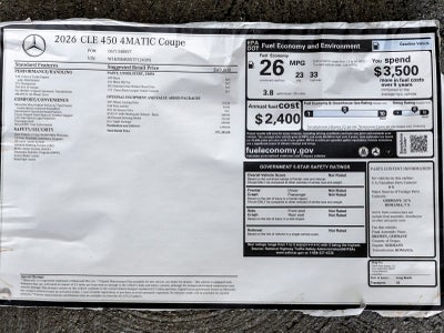 2026 Mercedes-Benz CLE CLE 450 4MATIC®