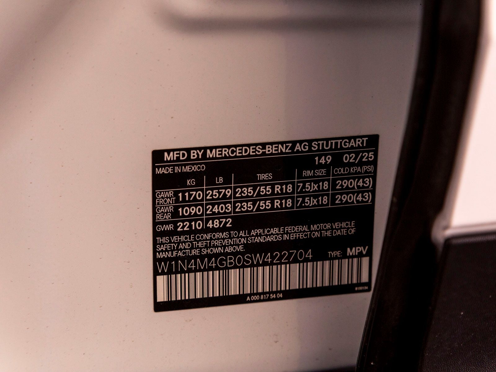 2025 Mercedes-Benz GLB GLB 250