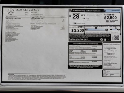 2026 Mercedes-Benz GLB GLB 250
