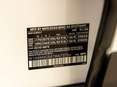 2026 Mercedes-Benz GLB GLB 250