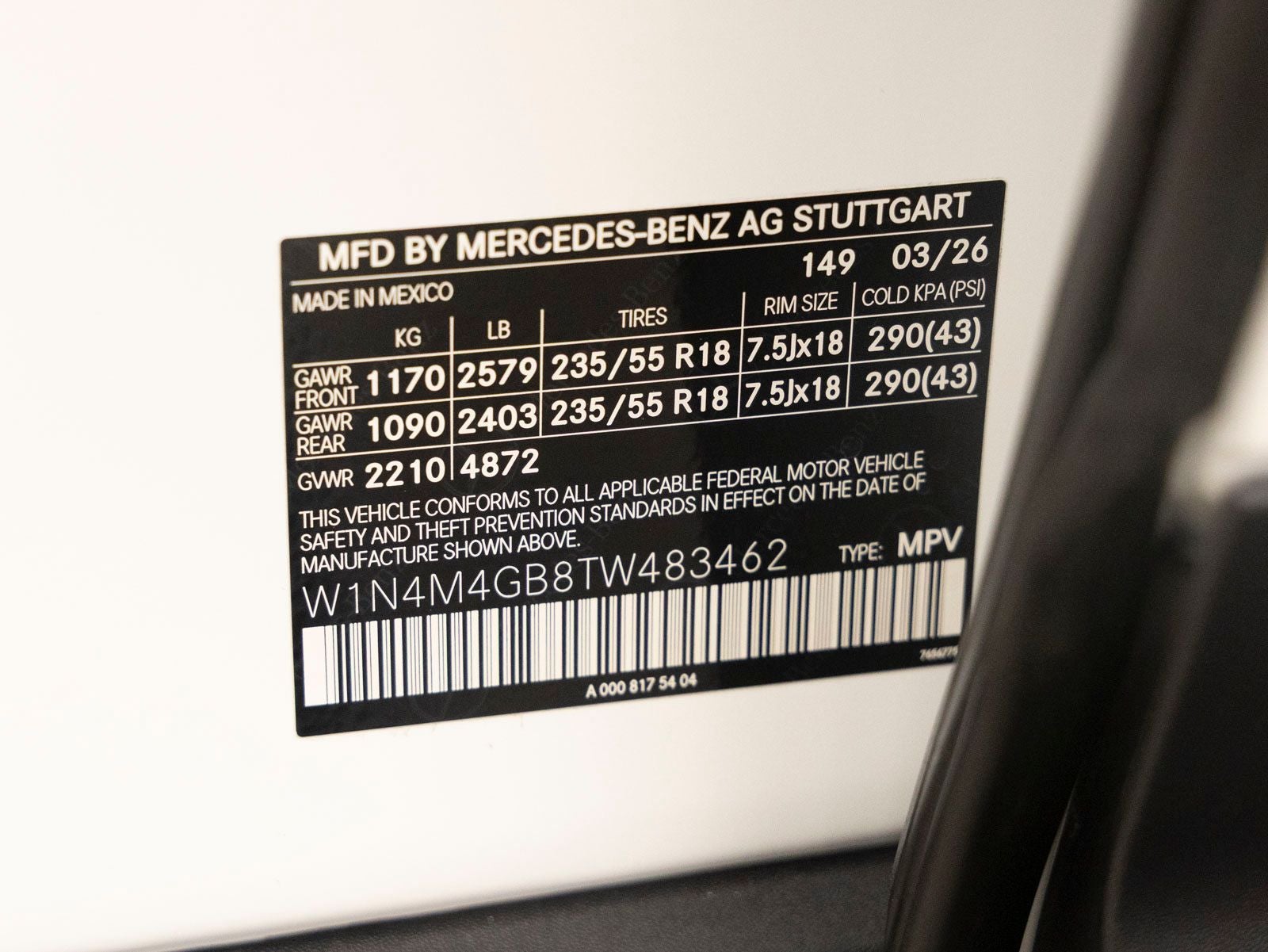2026 Mercedes-Benz GLB GLB 250