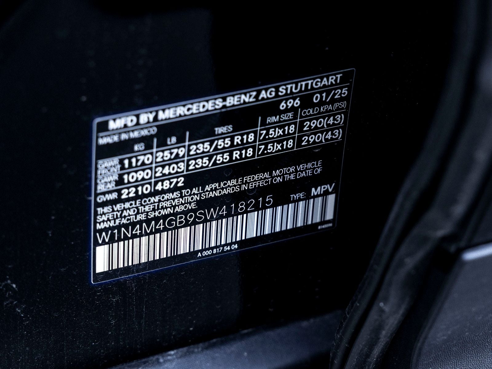 2025 Mercedes-Benz GLB GLB 250