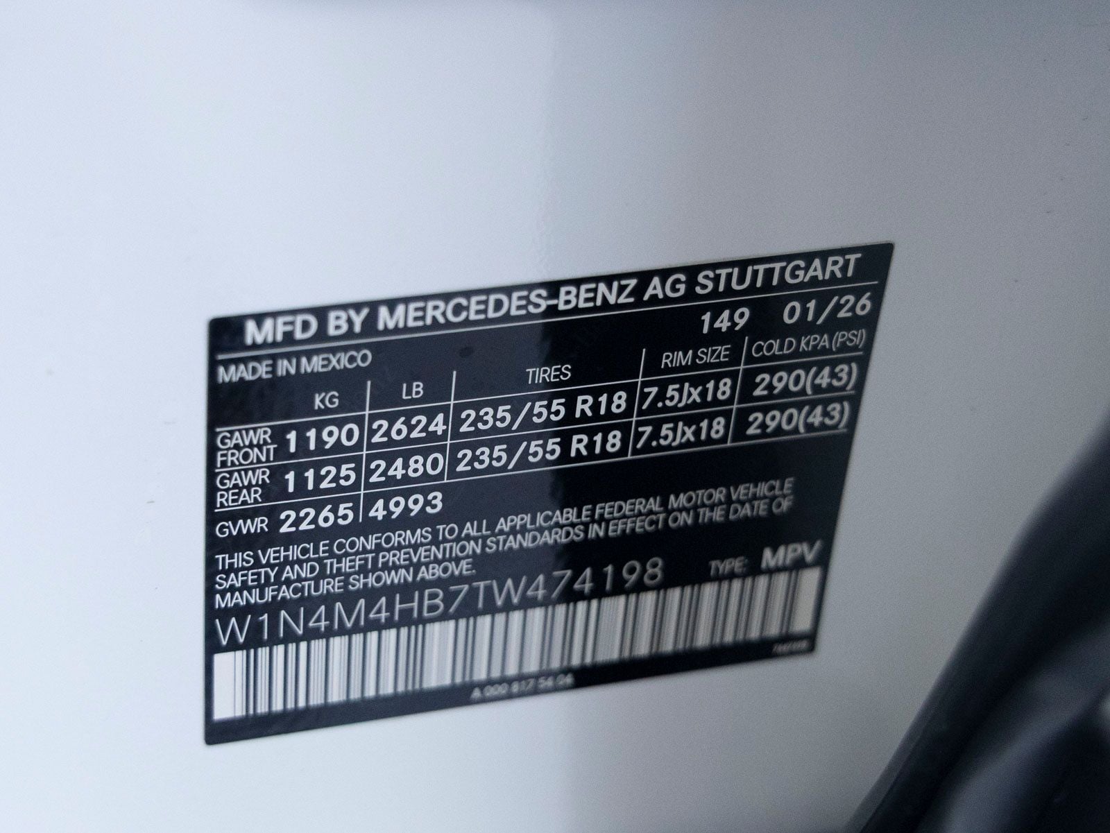 2026 Mercedes-Benz GLB GLB 250 4MATIC®