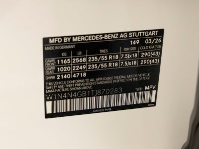 2026 Mercedes-Benz GLA GLA 250