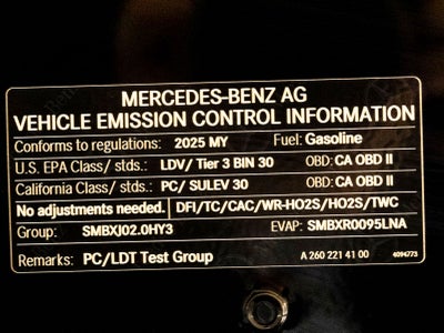 2025 Mercedes-Benz GLA GLA 250