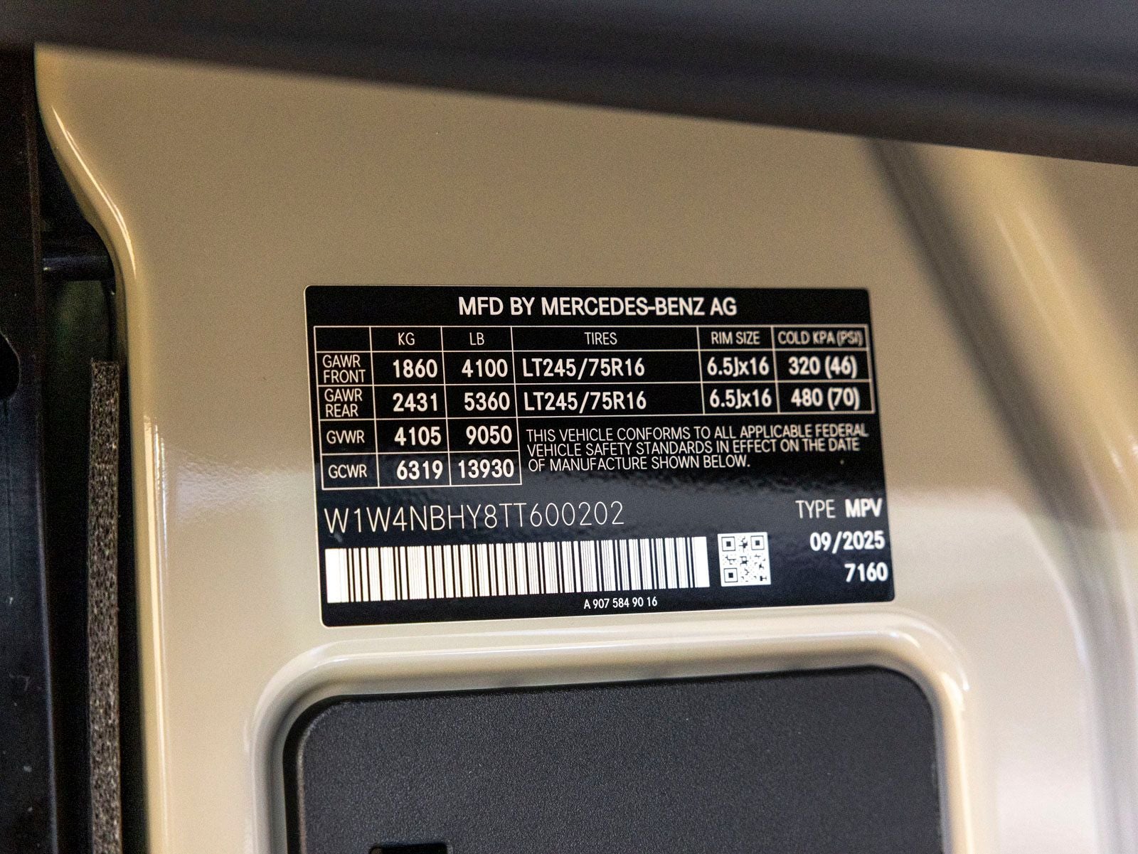 2026 Mercedes-Benz Sprinter 2500 Base