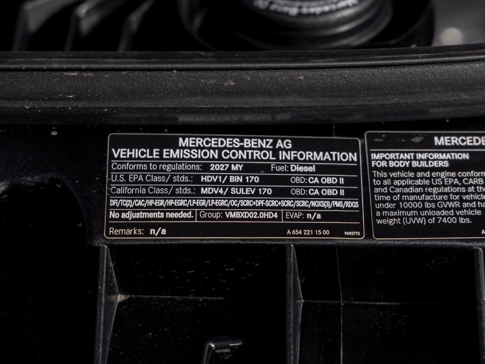 2027 Mercedes-Benz Sprinter 2500 Cargo 144 WB