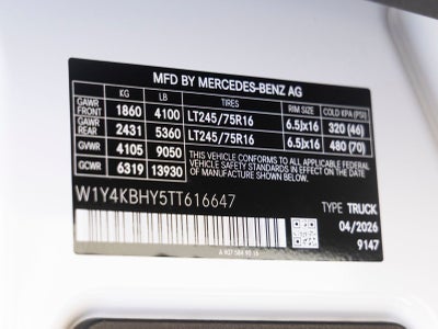 2026 Mercedes-Benz Sprinter 2500 Base