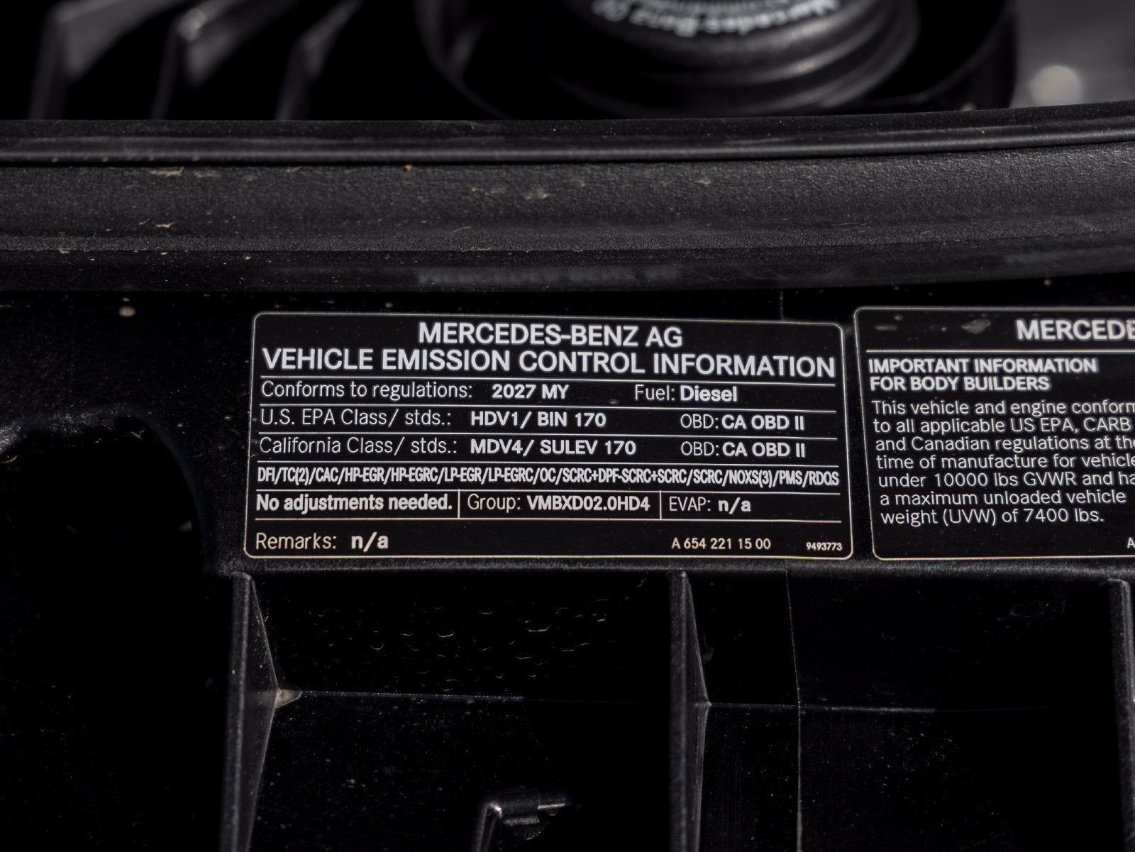 2027 Mercedes-Benz Sprinter 2500 Cargo 144 WB