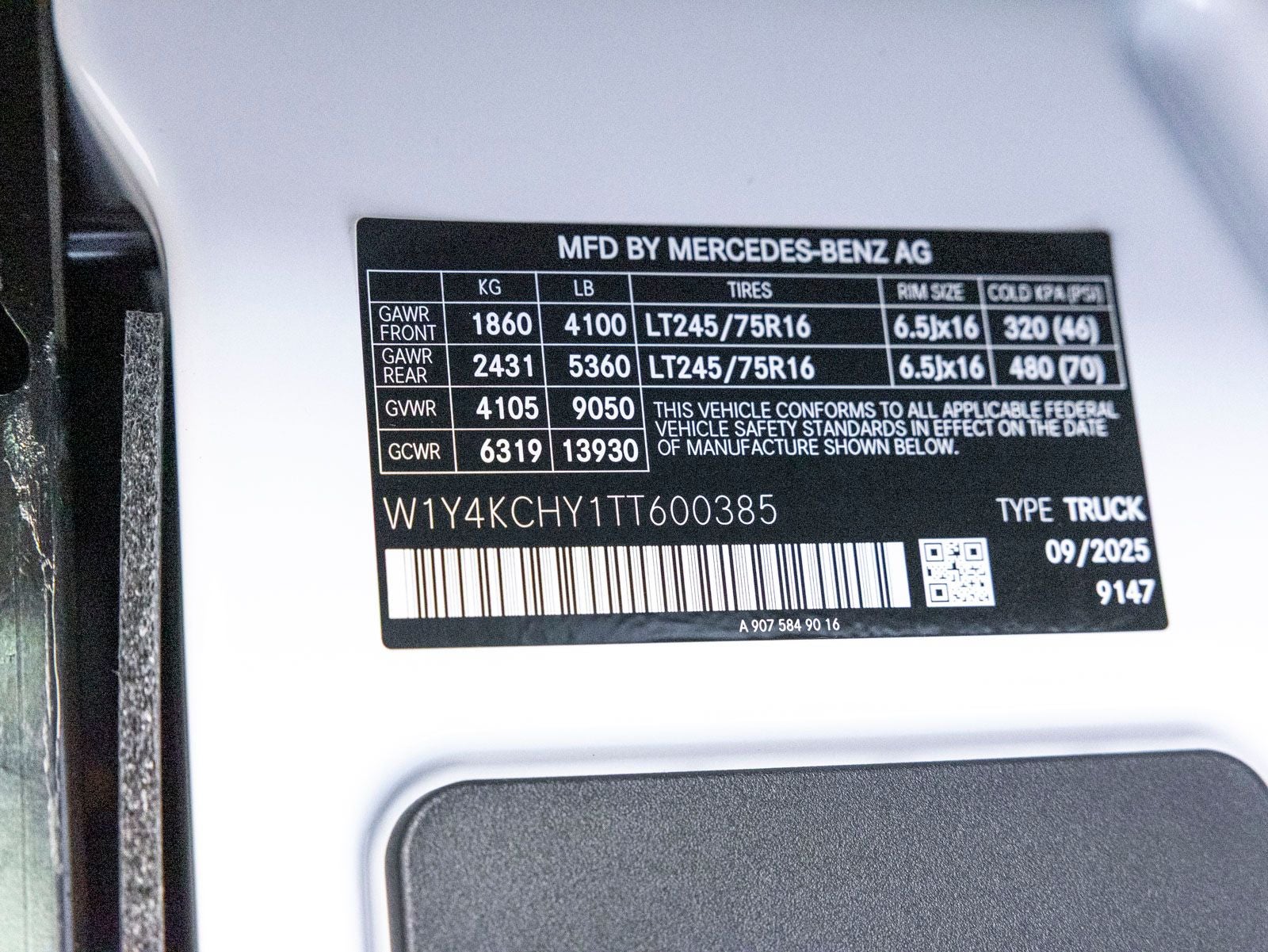 2026 Mercedes-Benz Sprinter 2500 High Roof