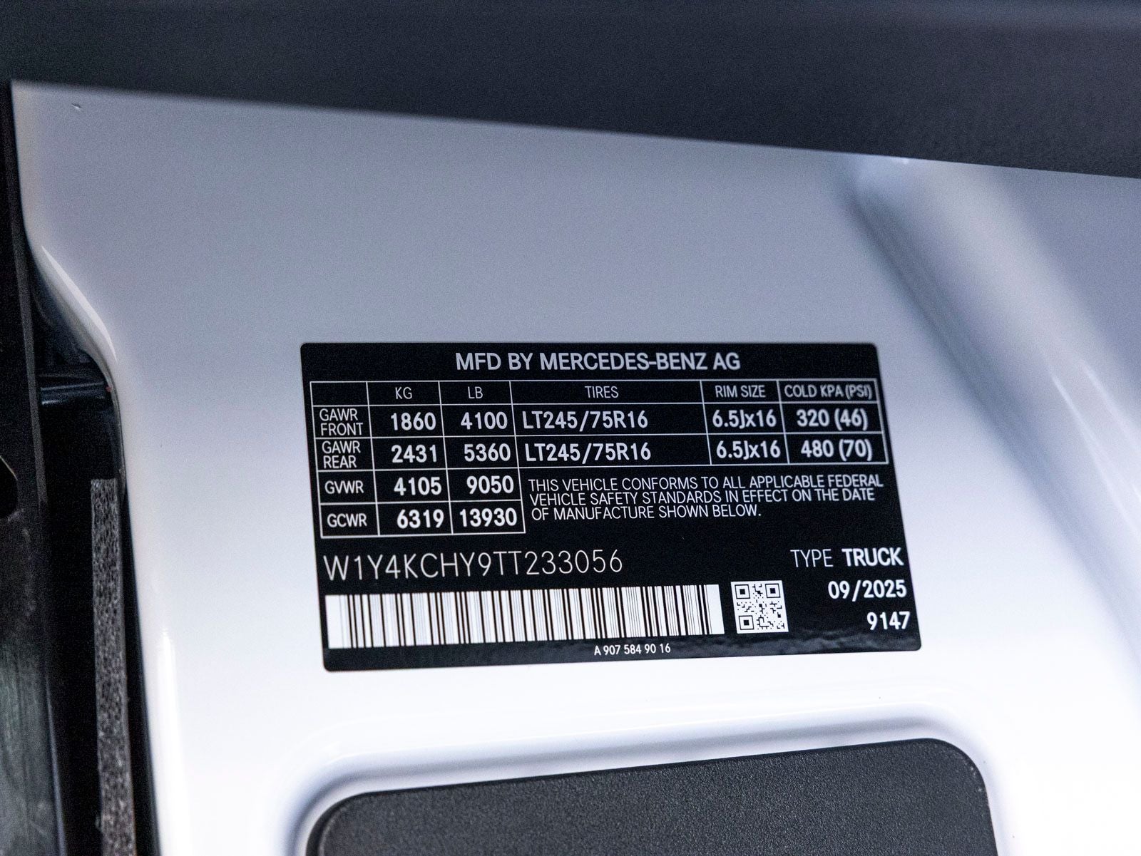 2026 Mercedes-Benz Sprinter 2500 High Roof