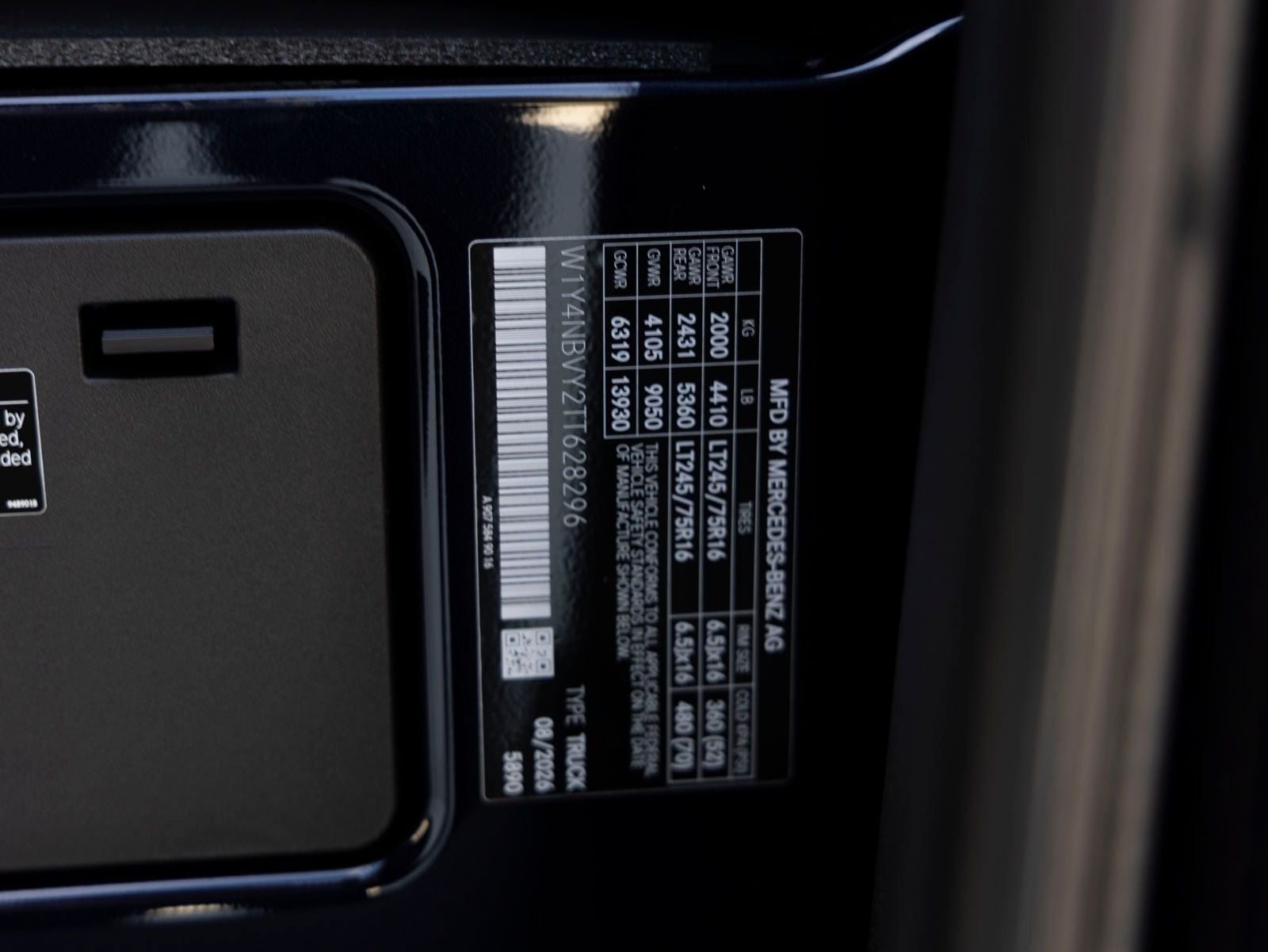 2026 Mercedes-Benz Sprinter 2500 Cargo 144 WB 4MATIC®