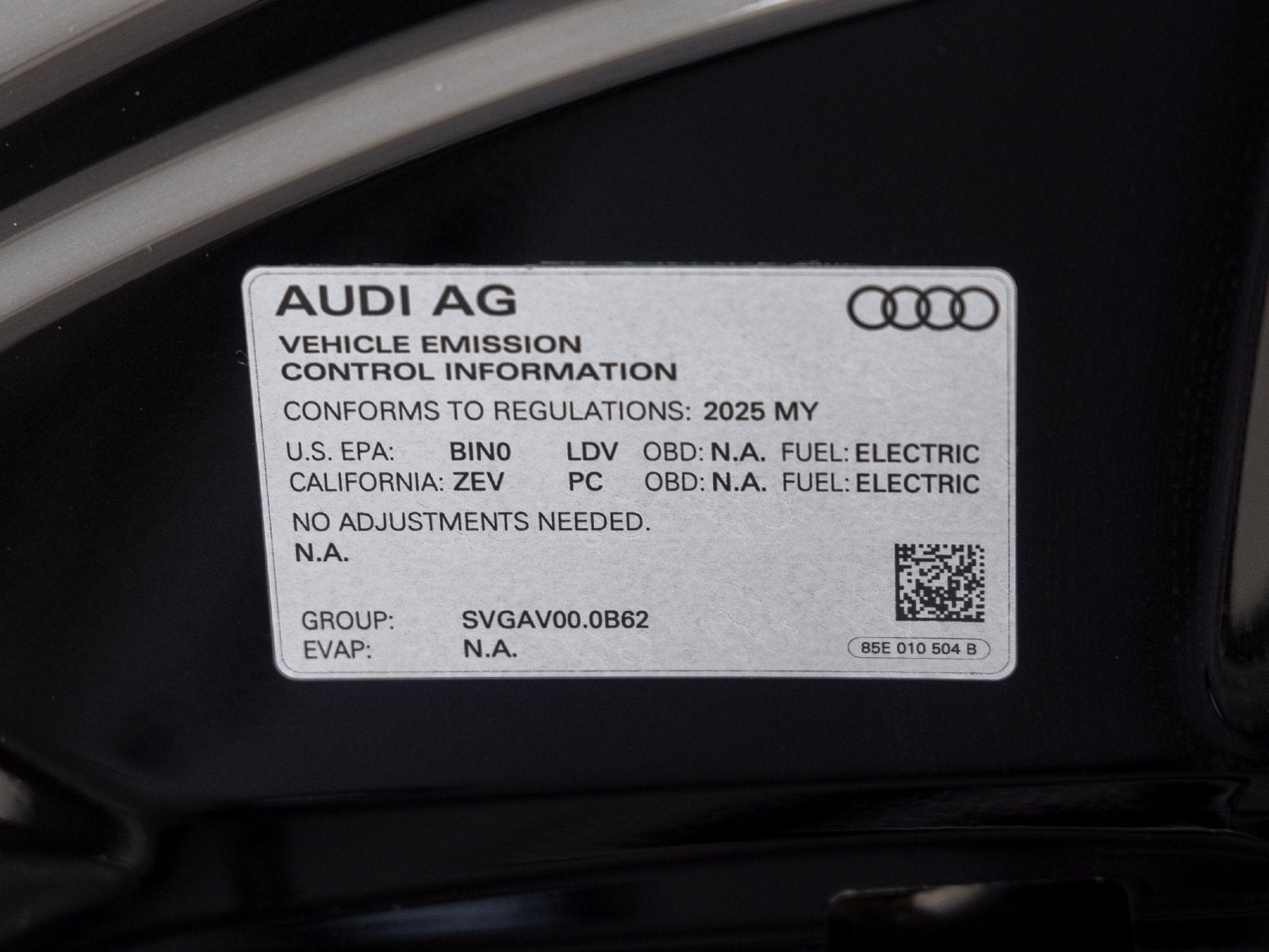 2025 Audi A6 Sportback e-tron Premium quattro