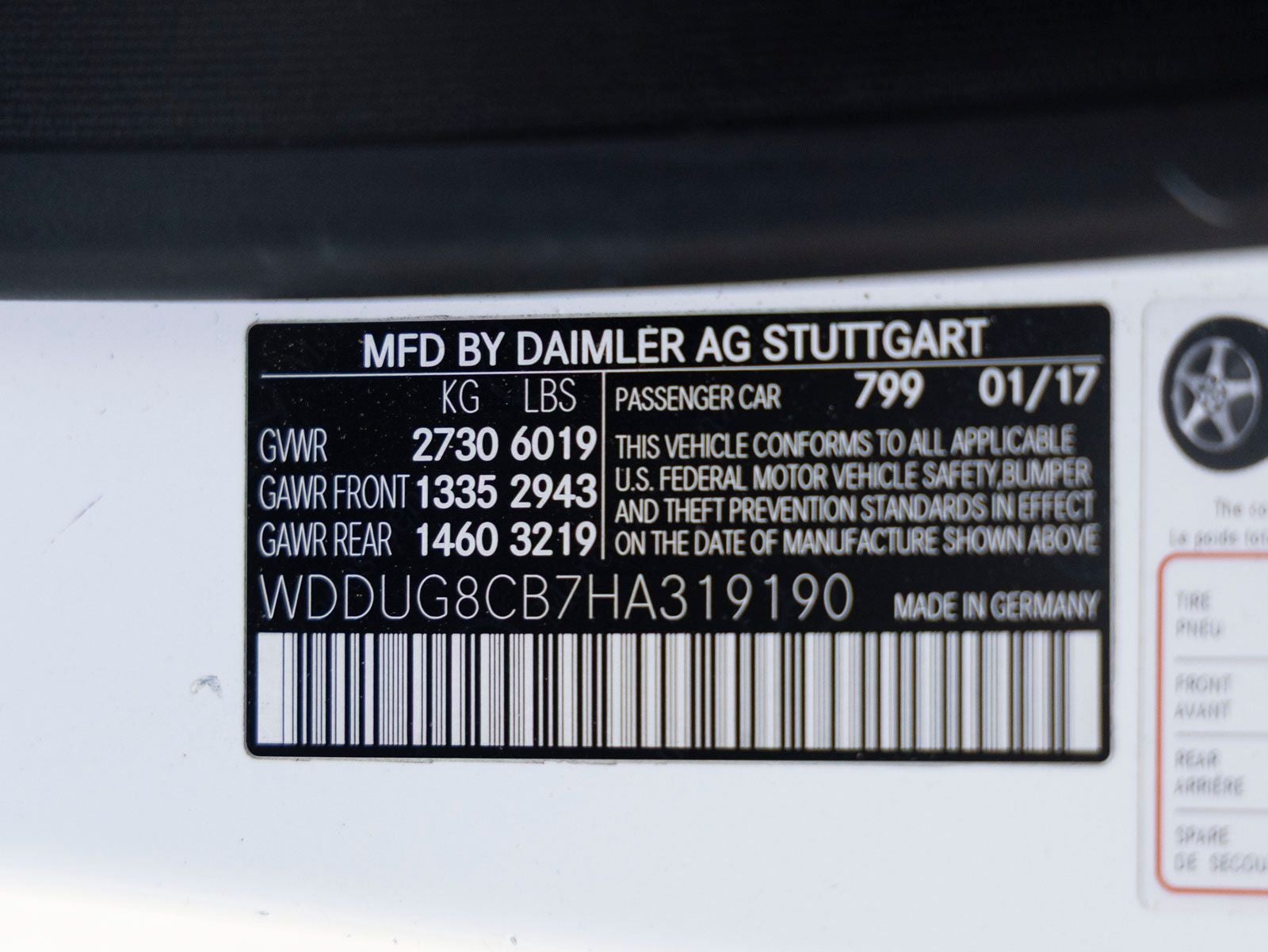 2017 Mercedes-Benz S-Class S 550