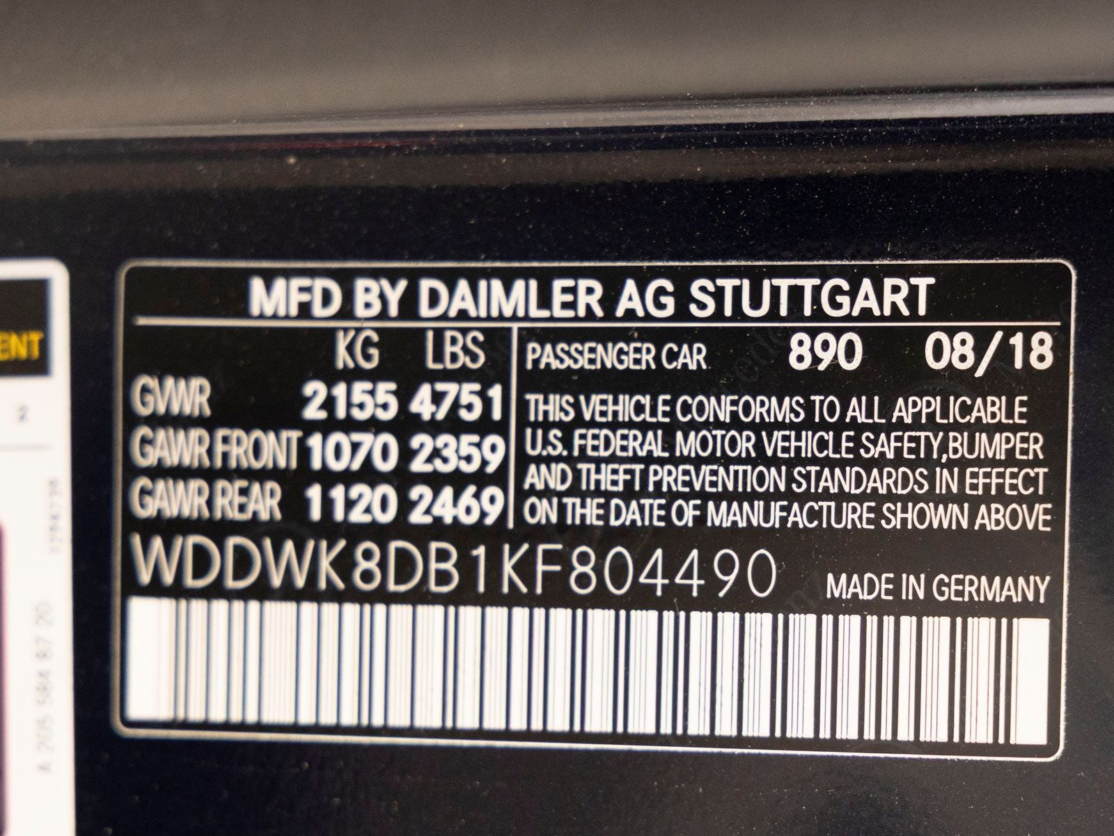 2019 Mercedes-Benz C-Class C 300