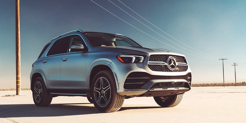 mercedes-benz gle front quarter passenger side view