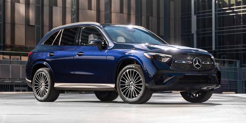 mercedes-benz glc front quarter passenger side view