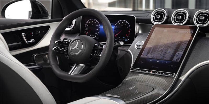 mercedes-benz glc front interior view