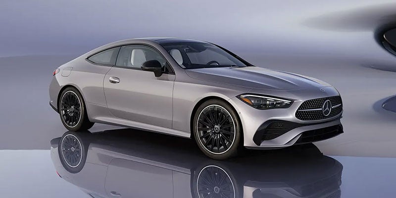 mercedes-benz cle front quarter passenger side view