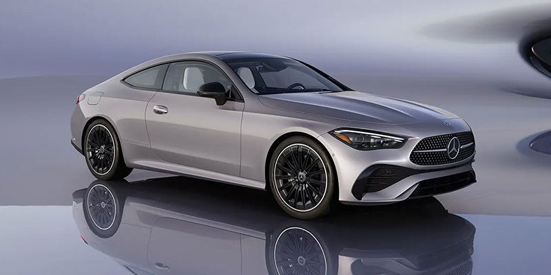 mercedes-benz cle front quarter driver side view