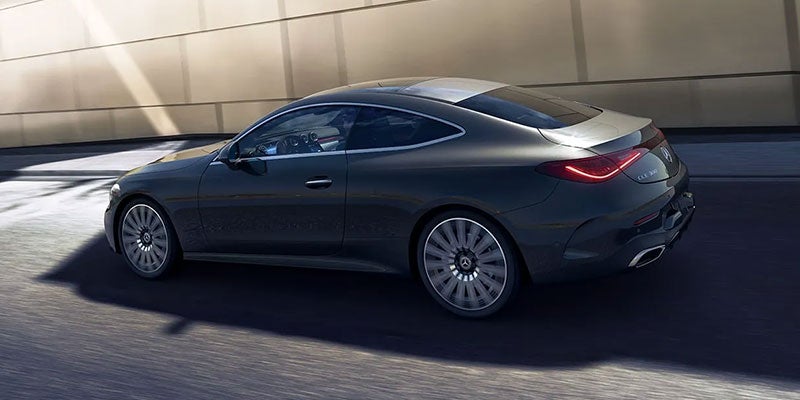 mercedes-benz cle rear quarter passenger side view