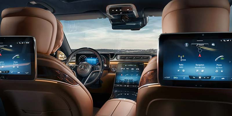 mercedes-benz s-class front interior view