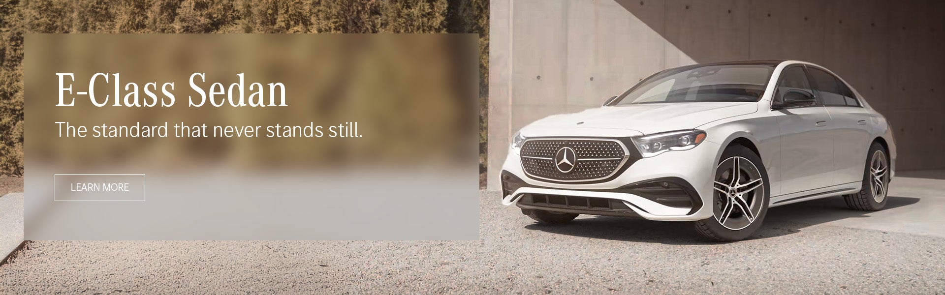 E-Class Sedan banner