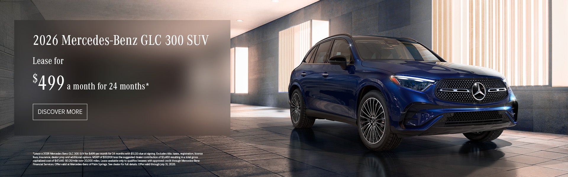 GLC 300 Lease Banner