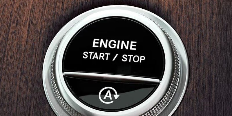 2025 mercedes-benz glc engine start and stop button view