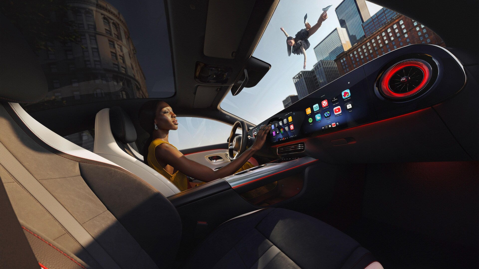Mercedes-Benz MBUX Hyperscreen interior